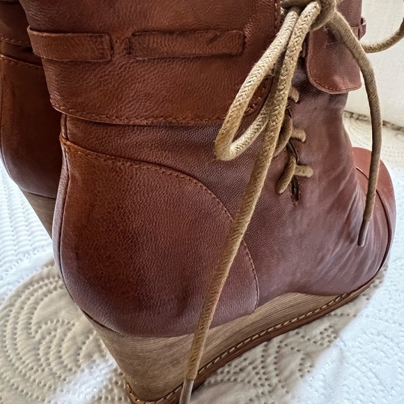 LEATHER MATT BERNSON SPECIAL PROJECT BOOT BOOTIES SZ 8.5 - Picture 7 of 11